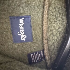 Wrangler Green Sherpa Jacket